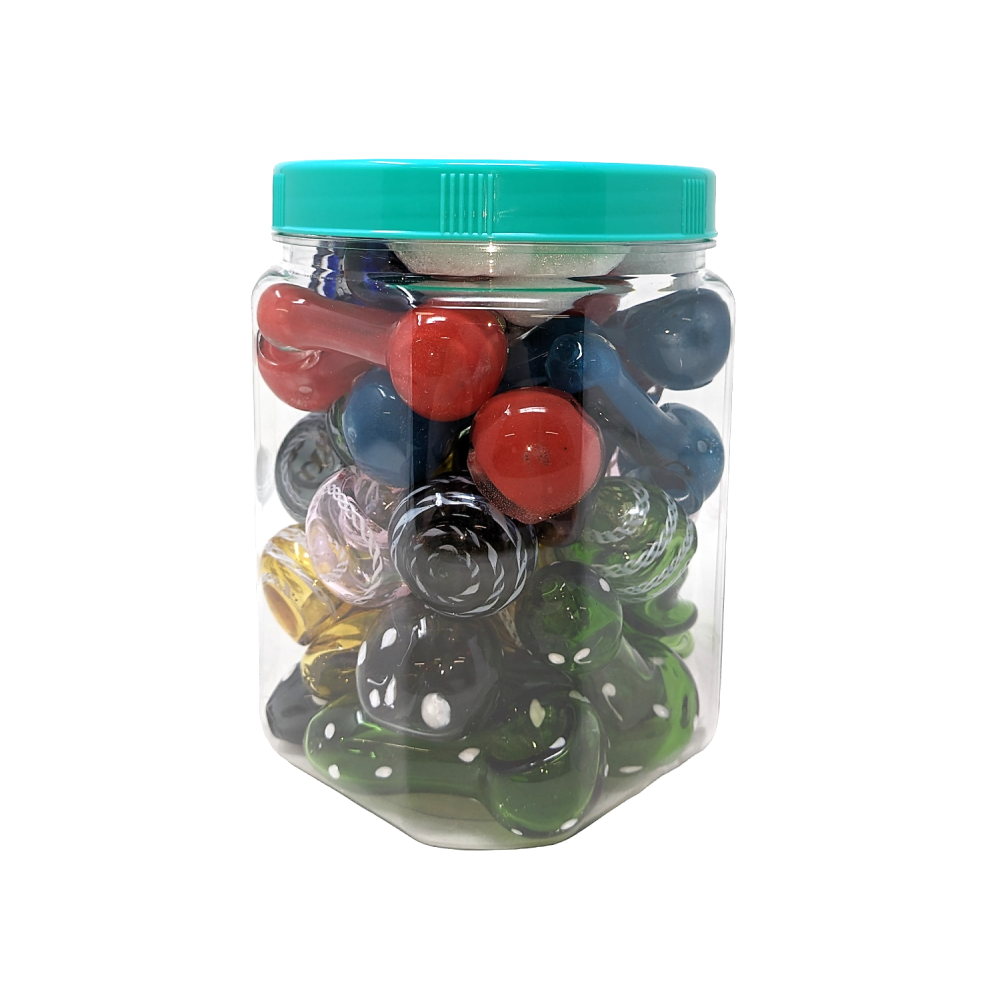 2.5INCH COLOR PIPE JAR OF 15