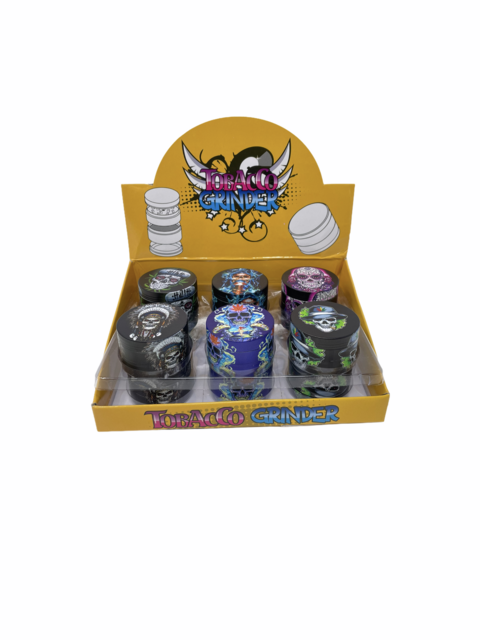 GRINDER DIAMOND TEETH SKULL 4 PART BOX OF 12 70212S