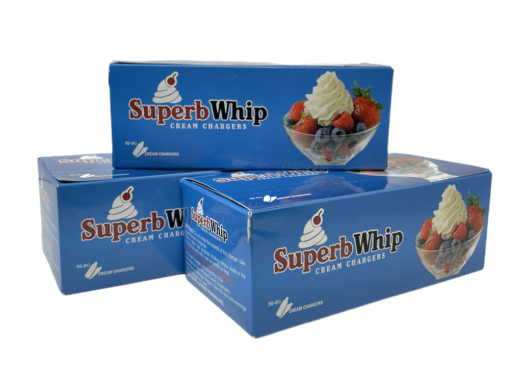 SUPERB WHIP CREAM CHARGERS 25CT (25X24) [1CT/00BX]