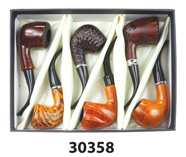 NIRVANA WOOD PIPE GS30358 BOX OF 6