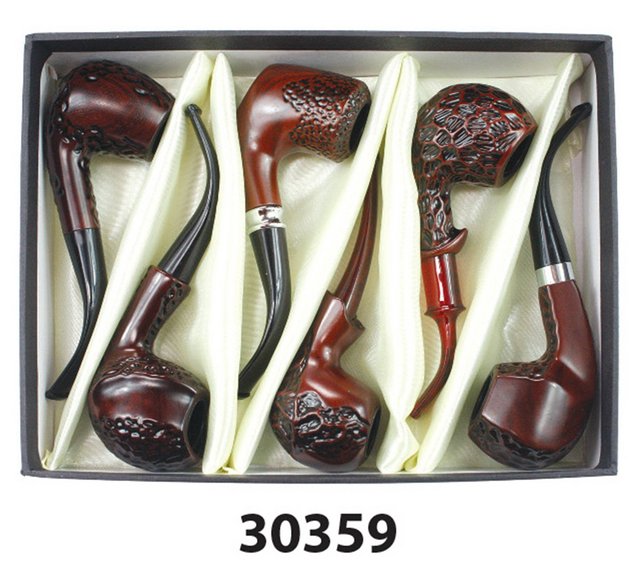 NIRVANA PIPE WOOD DESIGN #30359 BOX OF 6