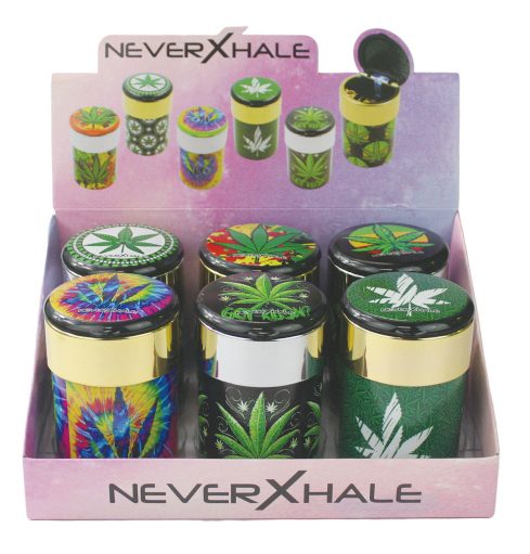 NEVER X HALE LED ASHTRAY LEAF DESIGN 6PC/1CT [1CT/8BX] #304672