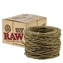 RAW HEMP WICK 250FT / 76METERS BEESWAX