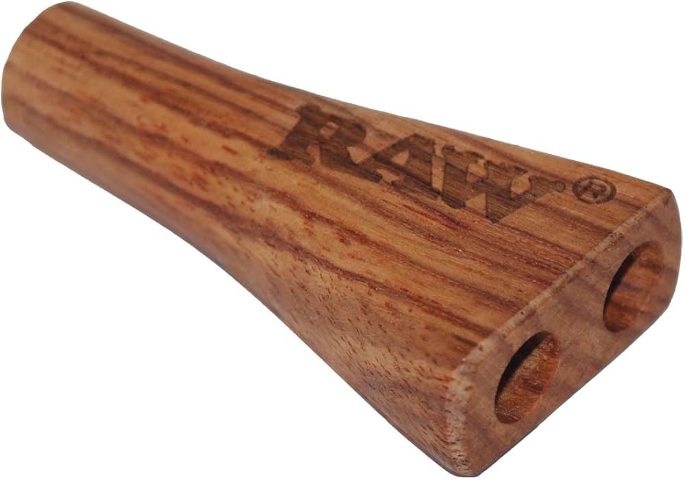 RAW DOUBLE BARREL WOODEN CIGARETTE HOLDER 1.25 1CT [1CT/00BX]