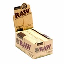 RAW 1.25 ORGANIC ROLLING PAPERS+TIPS CONNOISSEUR 24PC/1CT [1CT/00BX]