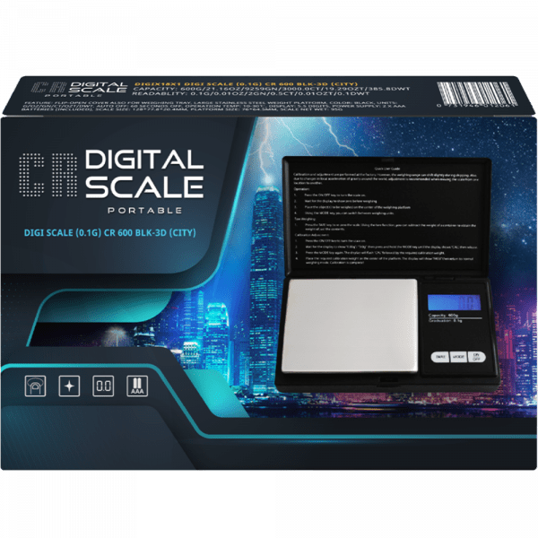 CR600 BLK 3D CITIY CR DIGITAL SCALE 0.1G