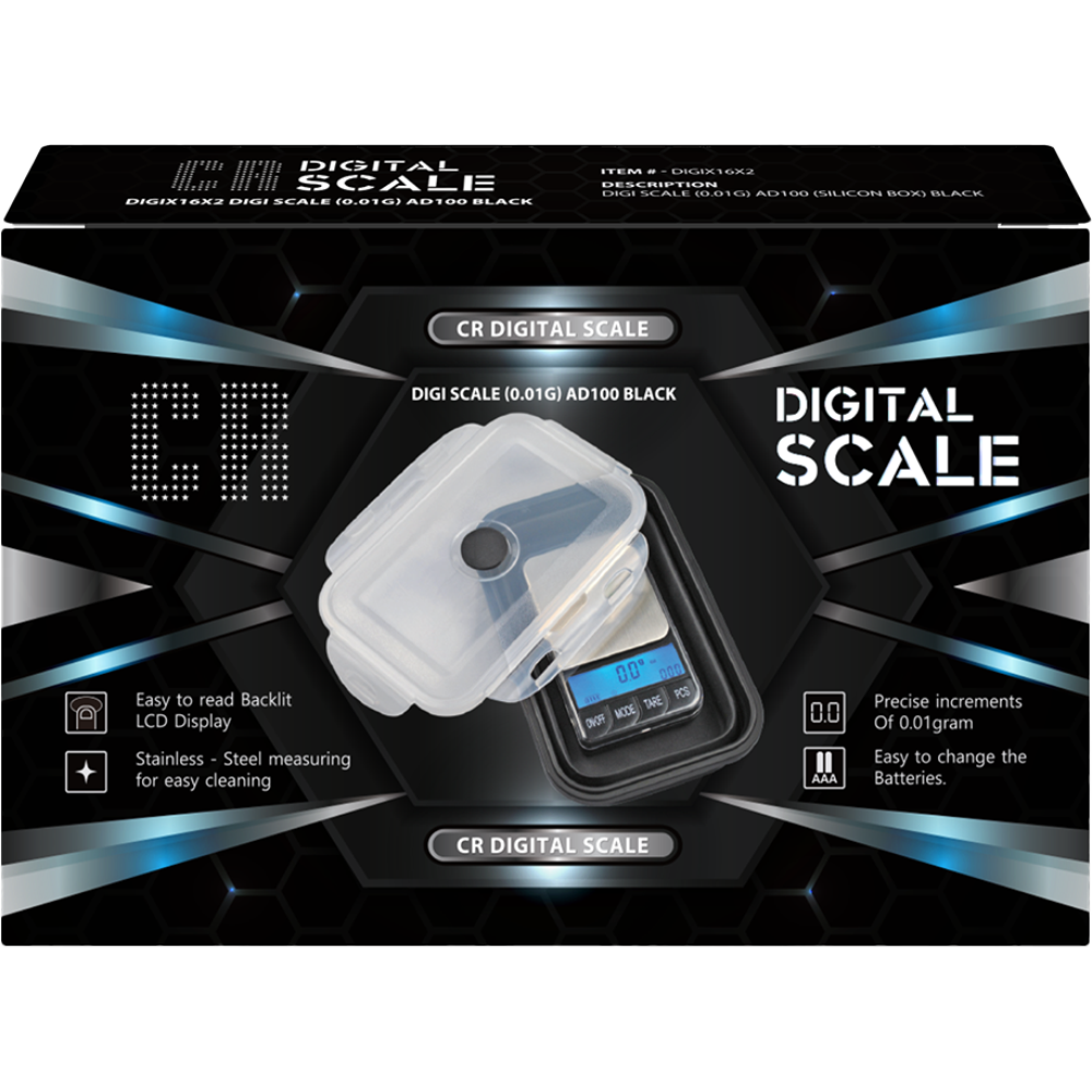 CR100 BLK 3D SPACE CR DIGITAL SCALE 0.1G