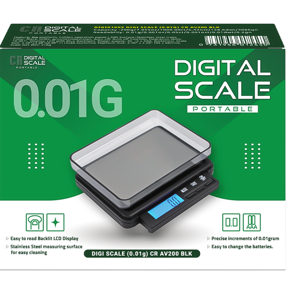 CR AV200 BLK CR DIGITAL SCALE 0.01G