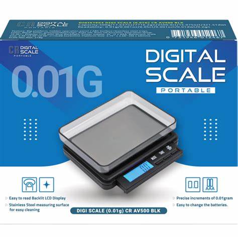 CR AV500 BLK CR DIGITAL SCALE 0.01G