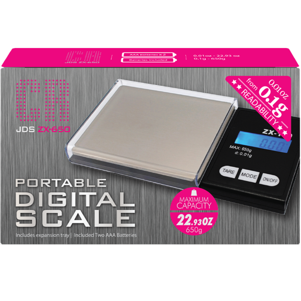 CR JDS ZX-650 PORTABLE DIGITAL SCALE 650G X 0.1G