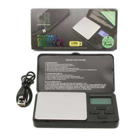 CR JDS200DR PORTABLE DIGITAL SCALE 200G X .01G