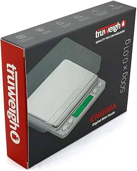 TRUWEIGH ENGIMA MINI SCALE 500G X 0.01G SILVER