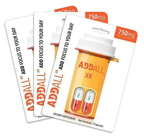 ADDALL XR  FOCUS CAPSULES 2CT BOX OF 12