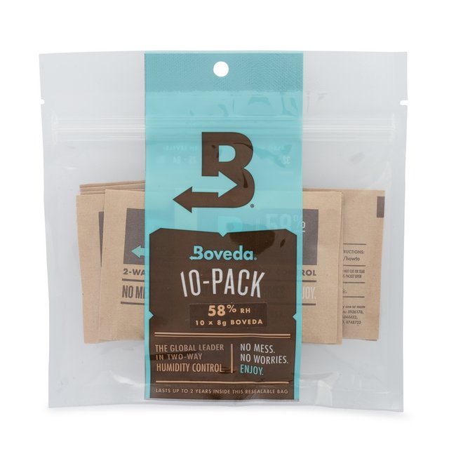 BOVEDA 58% RH SIZE 8 HUMIDITY CONTROL 10-PACK