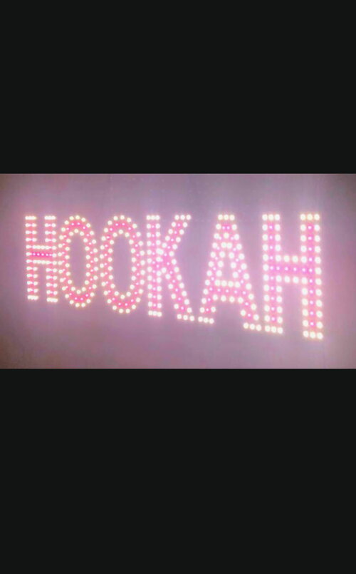 BUSINESS IMAGE SIGN HOOKAH 8X30