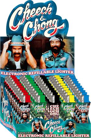 CHEECH & CHONG SERIES A CURVE LIGHTER CC-LT-120 BOX OF 50