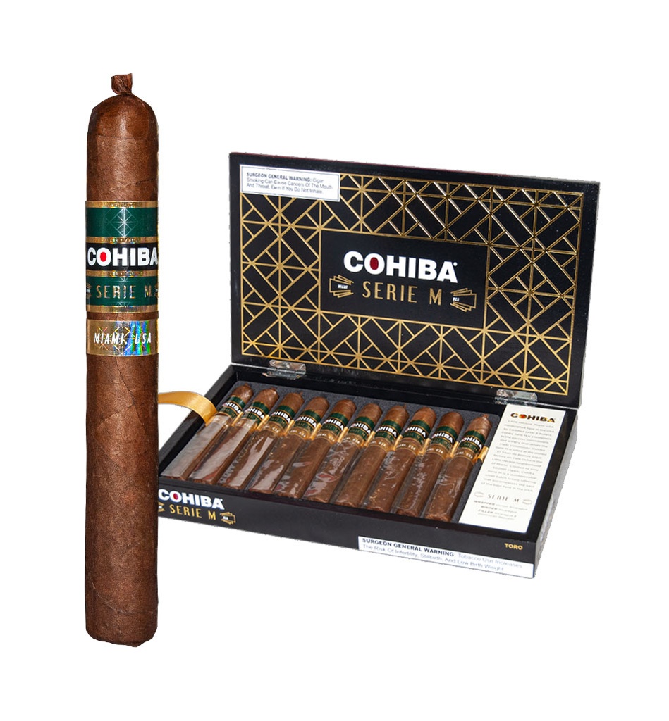 COHIBA SERIE M RESERVA ROJA CIGARS 6.5X54 10