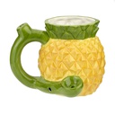 FASHIONCRAFT CERAMIC PINEAPPLE PIPE MUG #88114