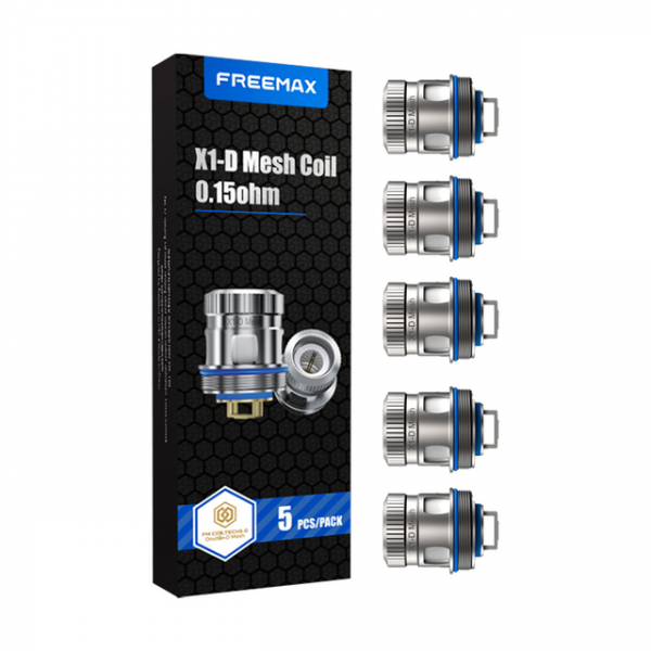 FREEMAX X1-D 0.15OHM MESH COIL 5CT