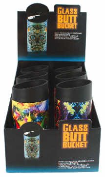 GLASS BUTT BUCKET 6PC/ 1CT # 30511