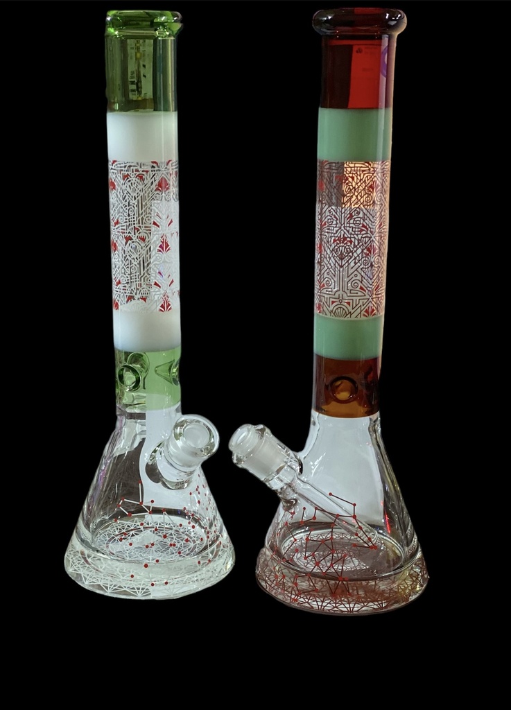 GLASS WATER PIPE WPHX-019