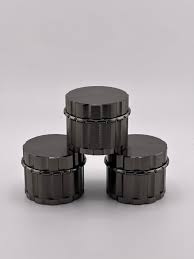 GUNMETAL GRIP EXTRA STORAGE GRINDER 6PC/1CT [1CT/10BX] #70158