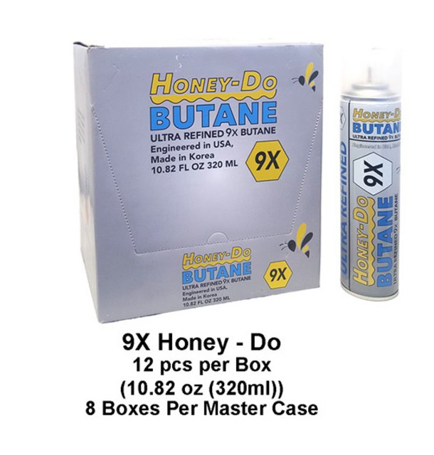 HONEY DO 9X BUTANE 320ML BOX OF 12