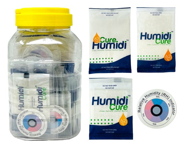 HUMIDI CURE 62% 3CT (63G) + 10CT (8G) + 10CT (4G) + 20CT INDICATORS JAR