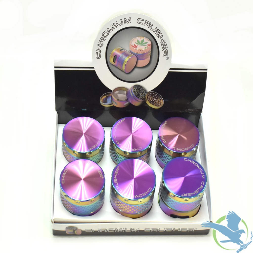 CHROMIUM CRUSHER RAINBOW DIAMOND GRINDERS 6PC