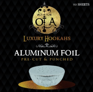 OLA LUXURY HOOKAH ALUMINIUM FOIL 1CT [1CT/200BX]