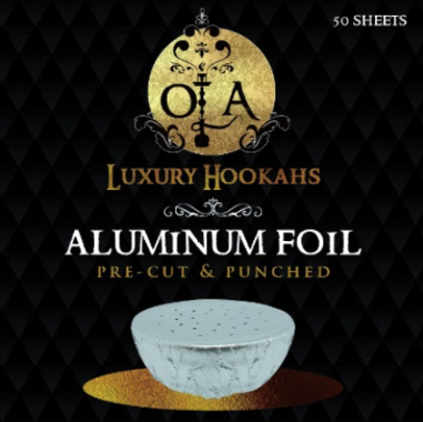 OLA LUXURY HOOKAH ALUMINIUM FOIL 1CT