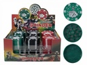 LION SMOKE POKER CHIP 3 PARTS GRINDER ZNG261 BOX OF 12