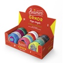 MIX GRINDERS IN JAR ASSORTED COLORS AND DESIGN 12CT