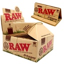 RAW ORGANIC KINGSIZE SLIM ROLLING PAPERS+PAPERS+TIPS ARTESANO BOX OF 15