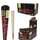 RAW CONES BLACK CLASSIC KING SIZE 3CT BOX OF 32