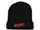 RAW  BLACK BEANIE