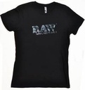 RAWLIFE LADIES BLACK LOGO SHIRT MEDIUM