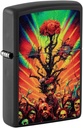 ZIPPO LIGHTER ABSTRACT ZOMBIE DESIGN 48956