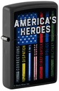 ZIPPO LIGHTER BUCK WEAR AMERICAN HEROES DESIGN 48634