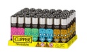 CLIPPER DESIGNER LIGHTERS LARGE DISPLAY 48PC/1CT [1CT/00BX]