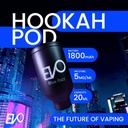 EVO 5% HOOKAH KIT BOX OF 6