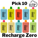 FUME RECHARGE ZERO (QRJOY) DISPOSABLE 5000 PUFFS BOX OF 10