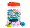 BLAZY SUSAN 32MM DAB JARS 52CT JAR ASSORTED COLORS