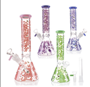 GLASS WATER PIPE 10'' RL148 ASSORTED COLORS