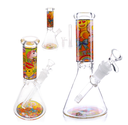 GLASS WATER PIPE 8'' RL149 ASSORTED COLORS