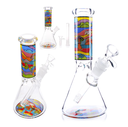 GLASS WATER PIPE 8'' RL151 ASSORTED COLORS