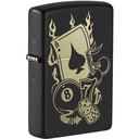 ZIPPO LIGHTER KING 8 BALL DESIGN 46291