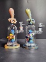 GLASS WATER PIPE HY-086 Y ASSORTED COLORS