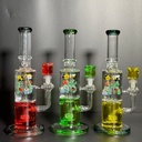 GLASS WATER PIPE WPHX-522 ASSORTED COLORS