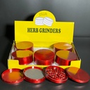 HERB GRINDERS LARGE BLAIN ASSORTED COLORS